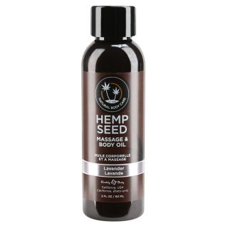 Earthly Body Hemp Seed Massage & Body Oil Lavender