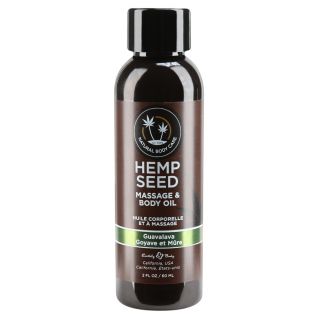 Earthly Body Hemp Seed Massage & Body Oil Guavalava
