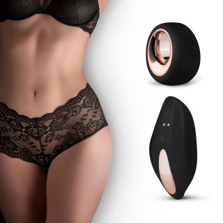 Pantyrebel – Remote Control Vibrating Boyshort – Black – One Size