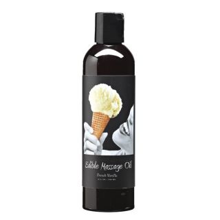 Earthly Body Edible Massage Oil - Vanilla -  8 oz.