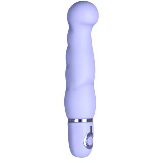 Elysium 7 Inch Rechargeable Silicone  Vibrator - Purple