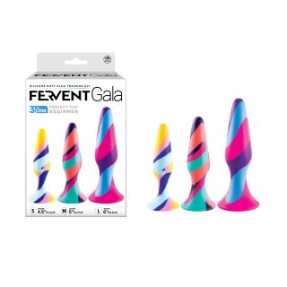 Fervent Gala 3 in 1 Silicone Butt Plug Training Kit