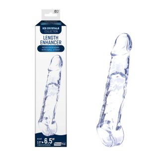 Ice Crystals Collection Length Enhancer Penis Extender With Ball Strap