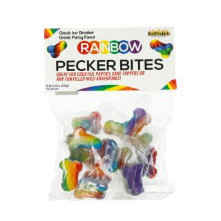 Hott Products - Rainbow Pecker Bites Candy – 128g