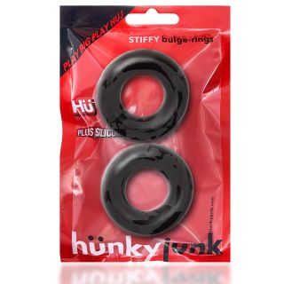 Oxballs - Silicone Hunky Junk - 2 Pack C-Rings - Tar Ice