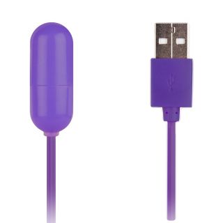 Intensive X - USB Mini Bullet Vibrator -  Purple