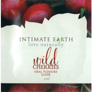 Intimate Earth Oral Pleasure Glide - Wild Cherries - 3ml/.1oz