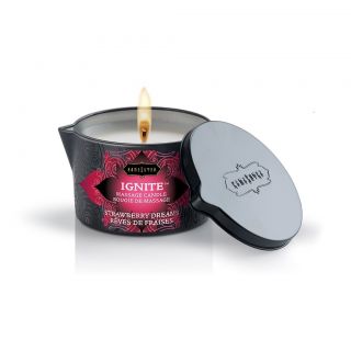 Kama Sutra Massage Candle - Strawberry Dreams