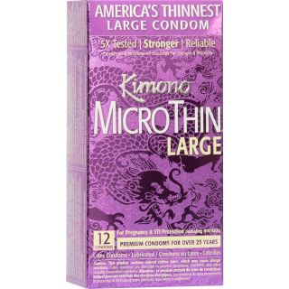 Kimono Large Micro Thin Condoms 12 Pack