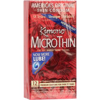 Kimono - Micro Thin Condoms - 12 Pack