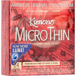 Kimono - Micro Thin Condoms - 24 Pack