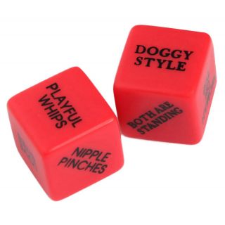 Kinky BDSM Dice - Red