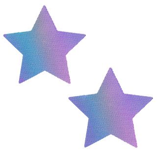 Neva Nude - Lustful Lilac Holographic Starry Nights Nipztix Pasties