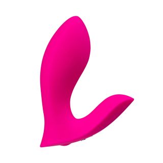 Lovense - Flexer - Bluetooth® Insertable Dual Panty Vibrator – Pink