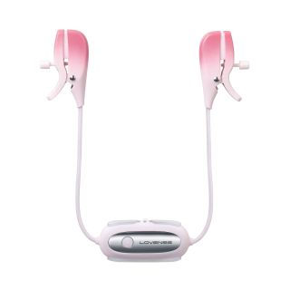 Lovense - Gemini - Bluetooth® Vibrating Nipple Clamps – Pink