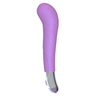 Mae B Lovely Vibes G-Spot Shaped Soft Touch Vibrator - Purple
