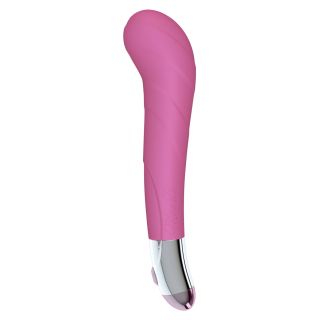 Mae B Lovely Vibes G-Spot Shaped Soft Touch Vibrator - Pink