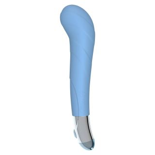Mae B Lovely Vibes G-Spot Shaped Soft Touch Vibrator - Blue