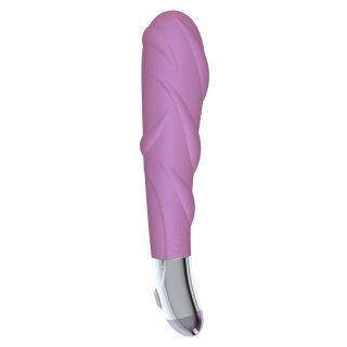 Mae B Lovely Vibes Laced Textured Soft Touch Vibrator - Purple