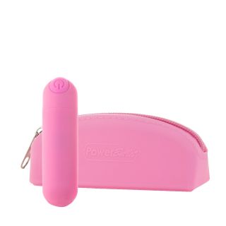 Pure Love® - Vibrating Bullet & Silicone Pouch - Pink