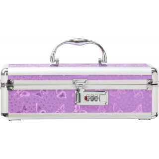 Medium Lockable Vibrator Case - Purple