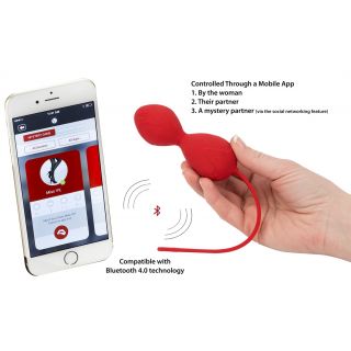 Miss On The Go Kegel Vibrator - Red