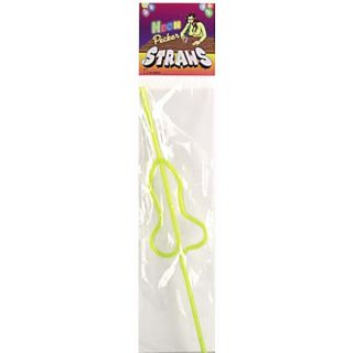 Neon Pecker Straw