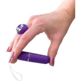 Nice Dream Bullet Vibrator With Remote Ring - Purple