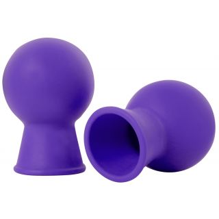 Nippless Silicone Nipple Suckers - Purple