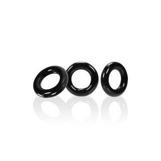 Oxballs – Willy Rings – Cock Rings – 3 Pack – Black 