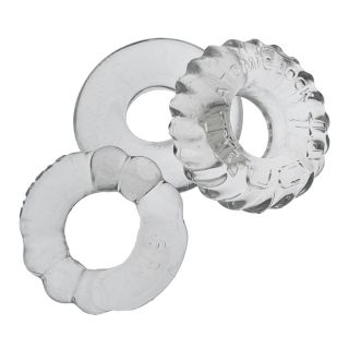 Oxballs – Bonemaker C-Rings – 3 Pack - Clear