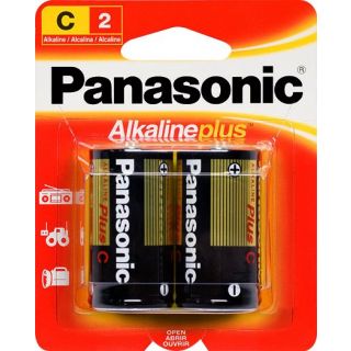 Panasonic Alkaline Plus C Battery 2-pack