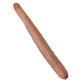 Pipedream - King Cock® - 16” Tapered Double Dildo – Beige