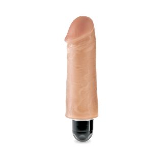 Pipedream -  King Cock® - 5” Vibrating Stiffy Dildo – Beige