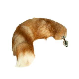 Touch Of Fur – Bleached Fox Tail Butt Plug 