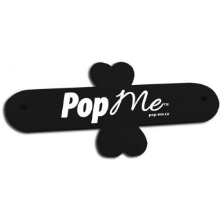 Pop-Me Silicone Phone Stand - Black
