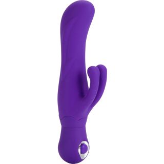 Silicone Double Dancer Vibrator - Purple