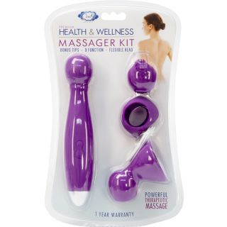 Premium Health & Wellness Massager Kit - Purple