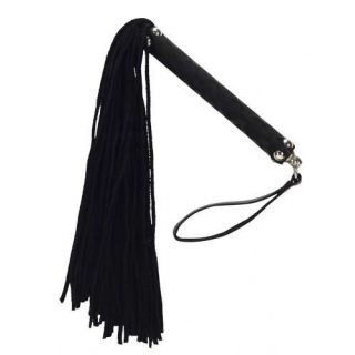 Punishment - Small Leather Whip - Bondage Gear - Black
