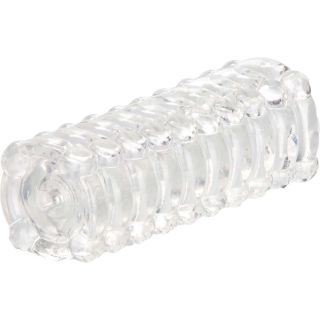 Ribbed Stroker - Clear