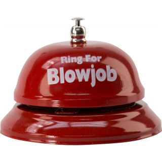 Ring For Blowjob Desk Bell - Red