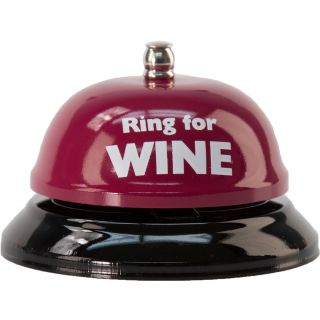 Ring For Wine Desk Bell - Red