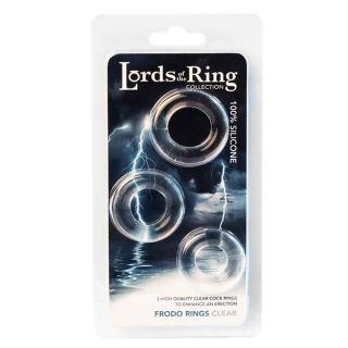 Lords of the Ring Collection - Frodo Rings Clear - 3 Pack