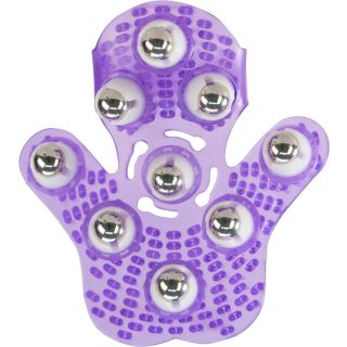 Roller Ball Massage Glove - Purple