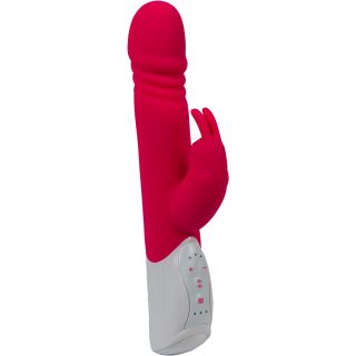 Rabbit Essentials - Rechargeable Thrusting Rabbit - Pink