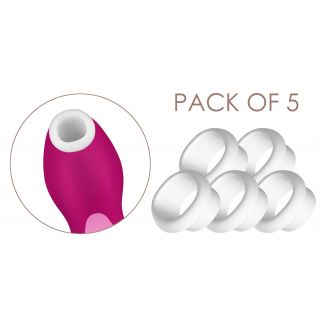 Satisfyer Pro Penguin Climax Tips - Pack of 5 - White