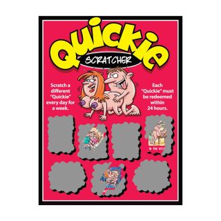 Ozze Creations - Quickie Scratcher – Adult Novelty Scratch Card