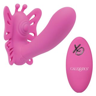 Calexotics - Venus Butterfly Silicone Remote Pulsating G