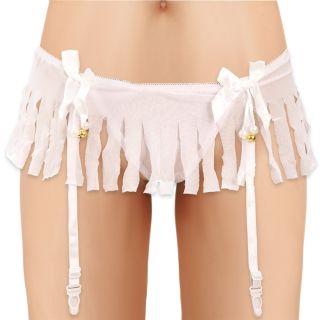 Sexy Underwear with Pearls - White - OS