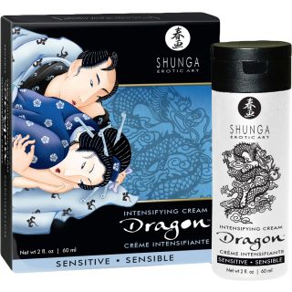 SHUNGA Erotic Art Intensifying Cream – Dragon™ – Sensitive – 2 fl oz. / 60 ml